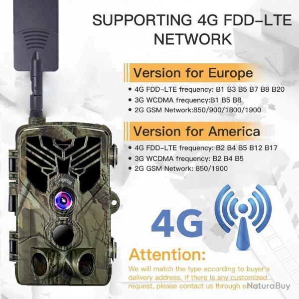 SUNTEKCAM 20MP 4G 1080P camra de chasse aux sentiers de la faune LIVRAISON GRATUITE !!