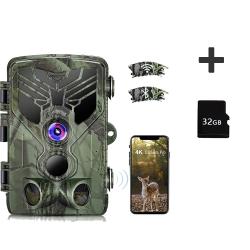 Caméra de chasse et de sentier en direct Wifi830pro-32G 4K