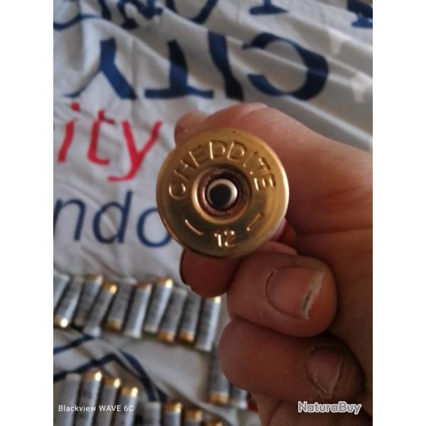 cartouche poudre noire calibre 12/65 n'9