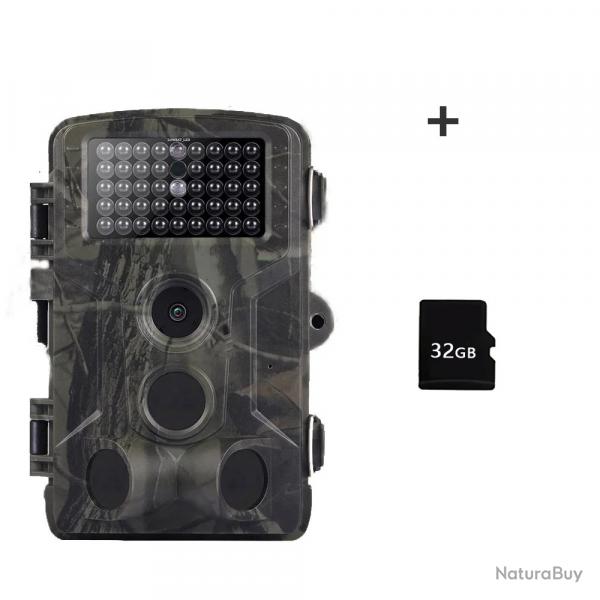 SUNTEK HC802A-32G camra de sentier de la faune 24MP 1080P