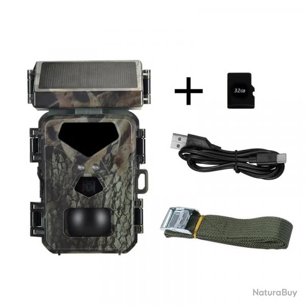 Camra de jeu de chasse polyvalente MINI700-32G 24MP/1080P