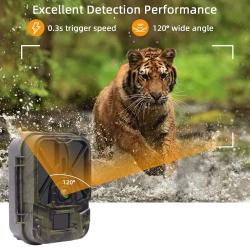 SUNTEKCAM APP Bluetooth + WiFi caméra de chasse avec batterie Li 10000mAh