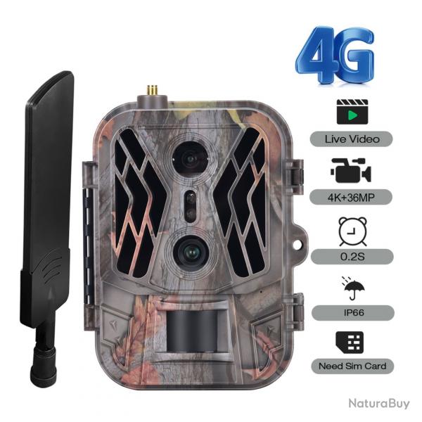 HC-950PRO 4G 120MP 4K HD Live Show Night Vision