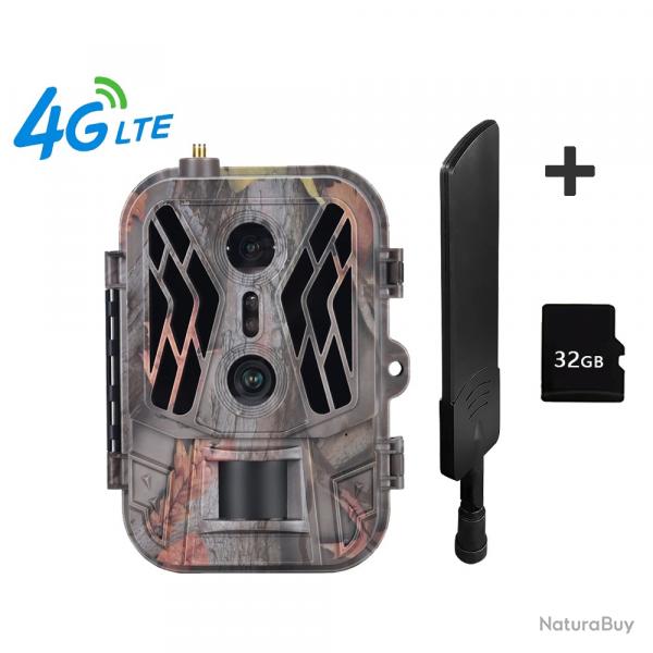 HC950PRO-32G 4G 120MP 4K HD Live Show Night Vision LIVRAISON GRATUITE !