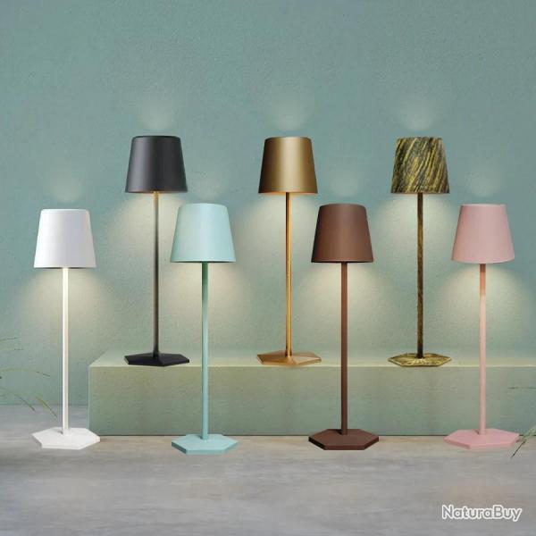 Lampe de Table Chevet Bureau Bar LED Rechargeable, Modele: Au.Choix