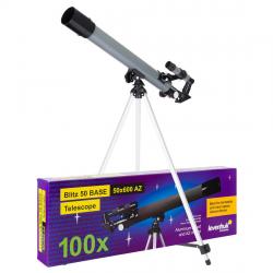 LEVENHUK - BLITZ 50 BASE - Télescope Réfracteur 50/600 avec monture AZ1