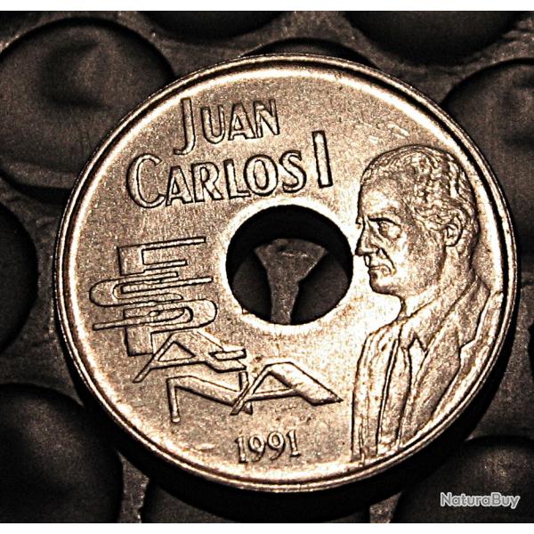 Espagne piece de 25 pesetas 1991 ttb