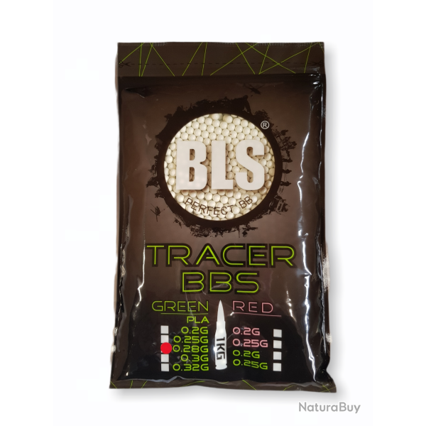 BLS Billes Bio Traantes vertes 0.28g (Sac de 1 kg)