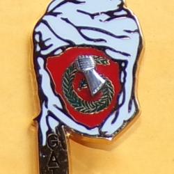 LEGION : 1° R.E.C, TCHAD, DAMI, sigle G.A.T. à l'avers, épingle sertie , FABRICANT J. BALME SAUMUR