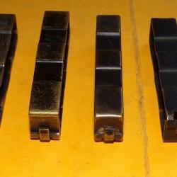 ARMEE AMERICAINE U.S : LOT DE 4 PASSANTS POUR CEINTURON MILITAIRE POUR REPARATION CEINTURON U.S  , B