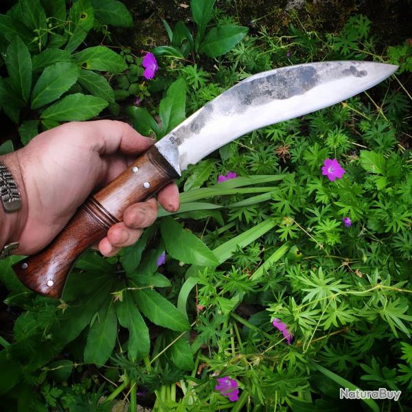 Razorback outdoor company , "Nepali Fighter" kukri custom , unique , forg