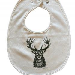 Bavoir bébé - Cerf