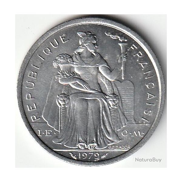 Pice de Monnaie Polynsie franaise 2 francs  IEOM 1979   recherche