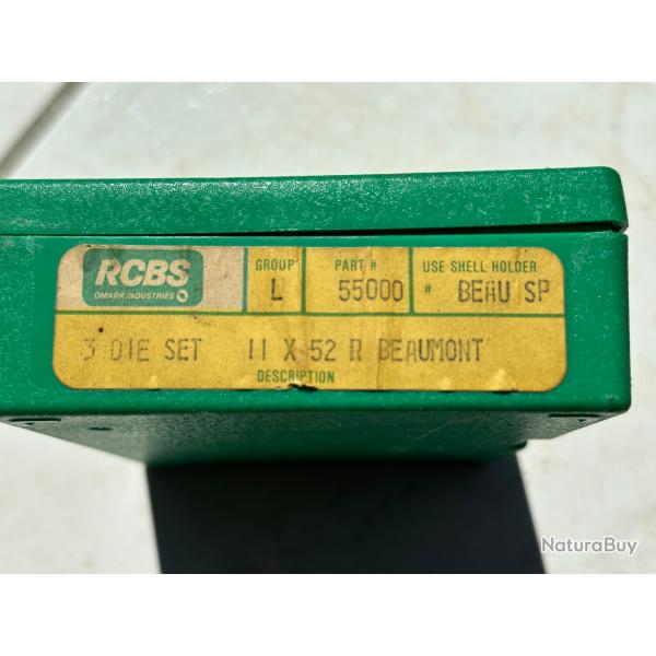 Jeux d'outils RCBS 11x52R Beaumont (43 Beaumont)  rare