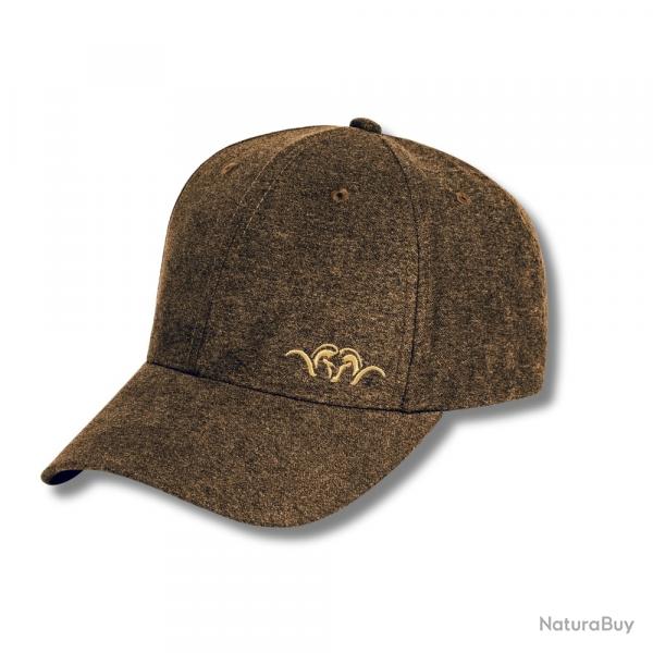 casquette BLASER 21 vintage marron fonc chin