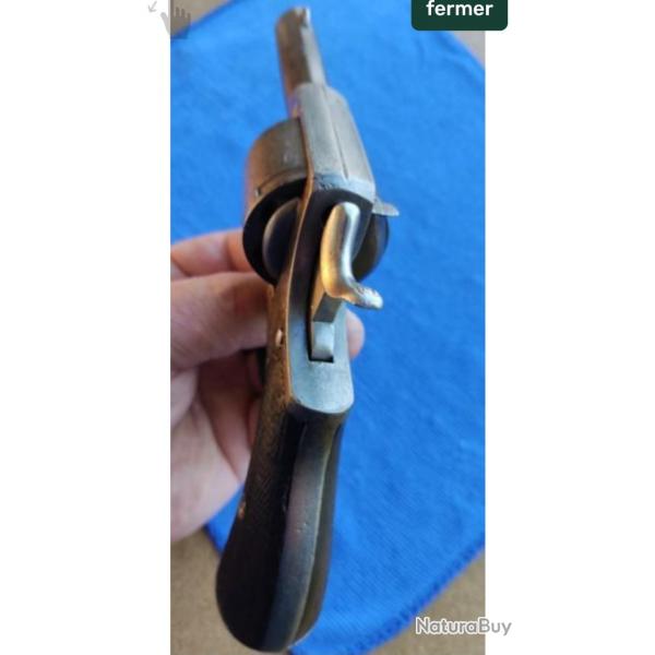 ROYAL-BRITISH - R.I.C.- REVOLVER / Cal."380 = 38" Short COLT /SA.+DA.super Etat - fonctionnel