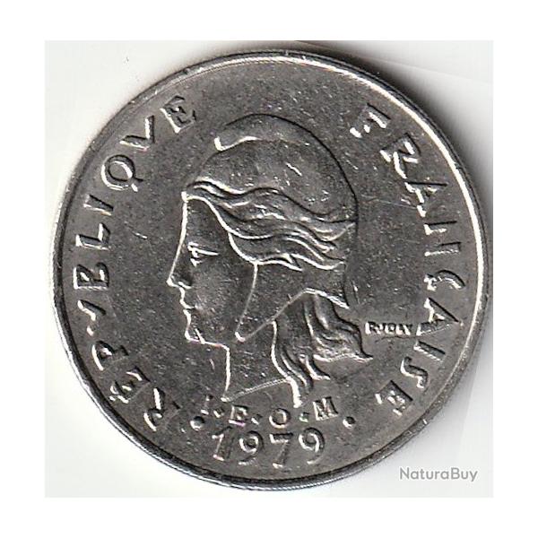 Pice de Monnaie Polynsie franaise 20 francs  IEOM 1979