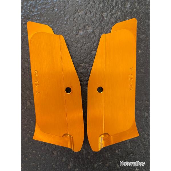 Plaquettes Aluminium de cz 75 sp01 Orange