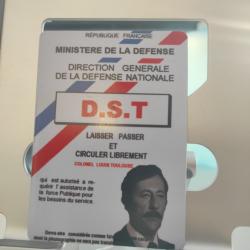 Carte DST colonel Toulouse le grand blond avec une chaussure noire