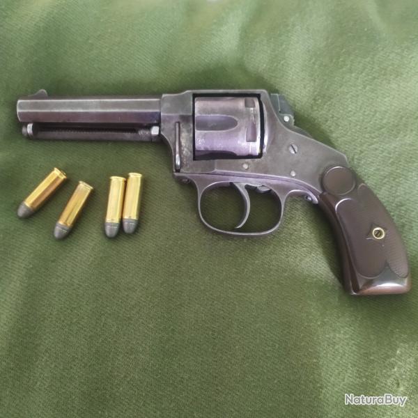 Hopkins & allen XL3 en 32 s&w long type colt avec systme d'jection d'tuis .