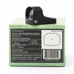 Visée originale Sentinel Reflex Red Dot 1x16 Auto Green Dot- LIVRAISON GRATUITE PAIEMENT 3/4 FOIS