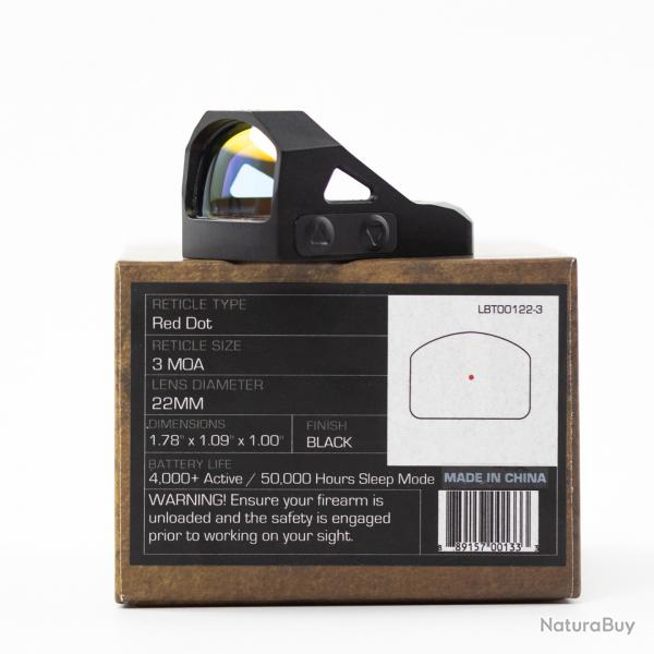 Vise originale Sentinel Reflex Red Dot  1x22 Red Dot- LIVRAISON GRATUITE PAIEMENT 3/4 FOIS