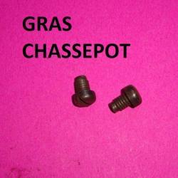 lot de 2 vis réglementaires arrêt de culasse de fusil GRAS / CHASSEPOT -VENDU PAR JEPERCUTE(D20L216)