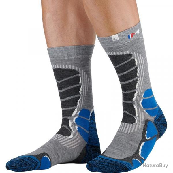 Chaussette de Randonne Monnet "Wool Trek Extra Light" 37 - 38 Gris