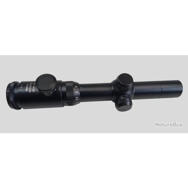 Lunette lectro vise 1-4x20 lumineuse