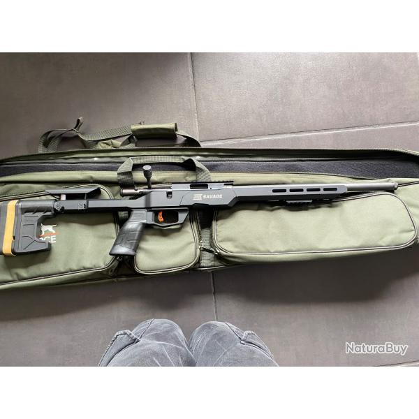 Savage b22 prcision + drag bag parforce