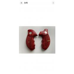 grips crosse bois pour smith wesson carcasse J round butt avec empreinte pour doigts