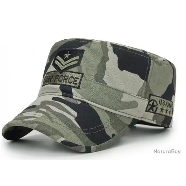 CASQUETTE MILITAIRE US ARMY AIR FORCE REGLABLE EN COTON ET POLYESTER