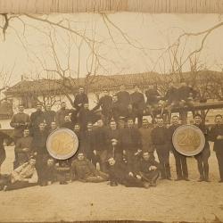 Photo militaire Italie Turin 1912 artillerie et génie Torino Piaza Venesia