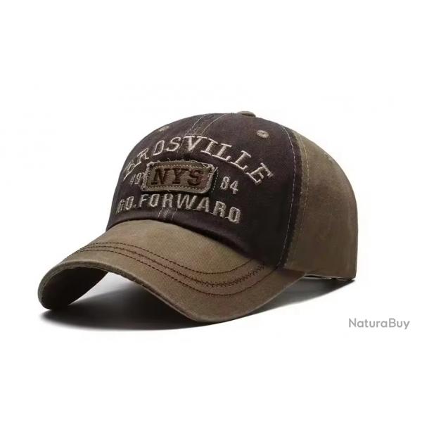 CASQUETTE ADULTE EN COTON SPORT BASE BALL UNISEXE REGLABLE
