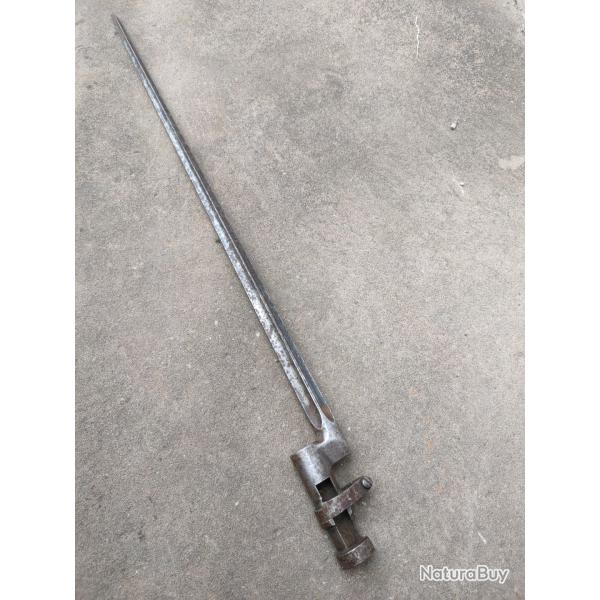 Baonnette Mosin Nagant 91 Tsariste ww1 jus de grenier avec virole, rare
