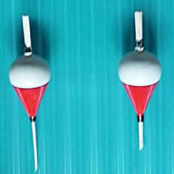 2 Flotteurs collection type poire - 9 gr.