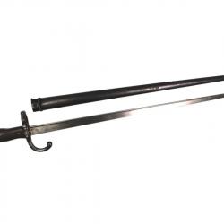 BAIONNETTE GRAS MODELE 1874 AVEC FOURREAU