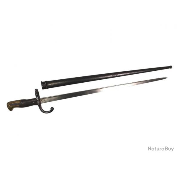 BAIONNETTE GRAS MODELE 1874 AVEC FOURREAU