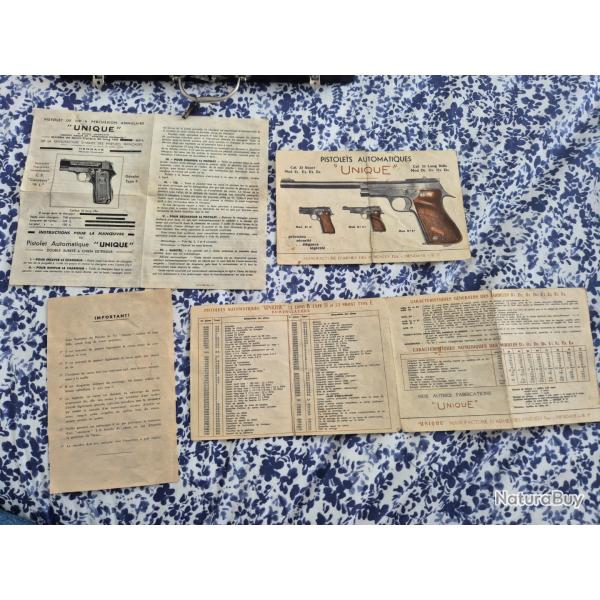 Malette pistolet unique avec clef