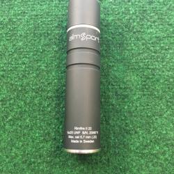 Silencieux AIMSPORT RIMFIRE II Calibre 22LR (max 5,7mm) en 1/2x20 UNF