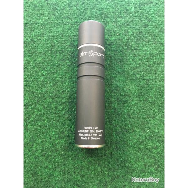 Silencieux AIMSPORT RIMFIRE II Calibre 22LR (max 5,7mm) en 1/2x20 UNF