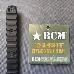 Rail Picatinny polymère BCM Gunfighters (Bravo Company USA) 11 slots Keymod