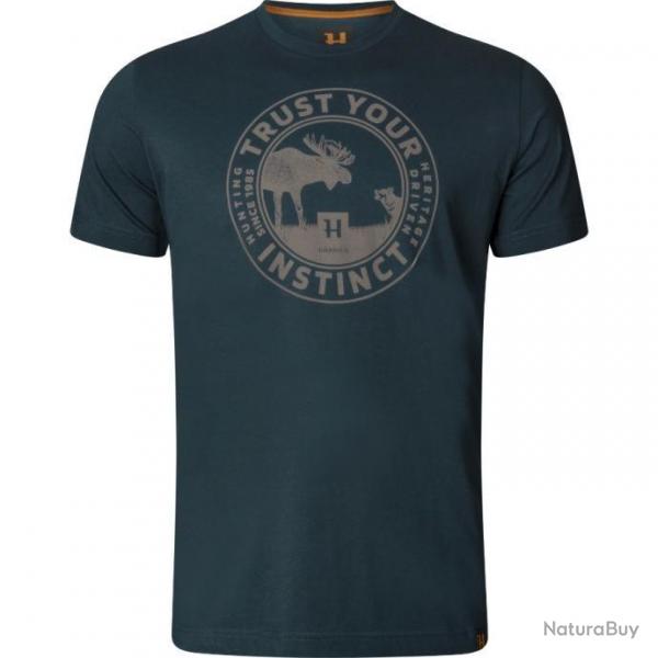 T-SHIRT HARKILA MOOSE S/S BLEU NAVY TAILLE XXL NEUF