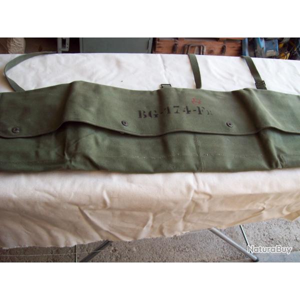 militaria housse BG-174 fr pour matriels radio GRC 9  Indochine / Algrie anne 1950