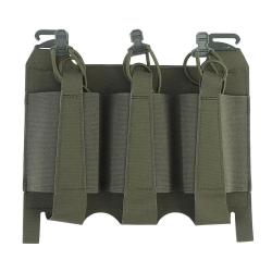 Panneau avant triple porte-chargeur élastique - Ranger Green
