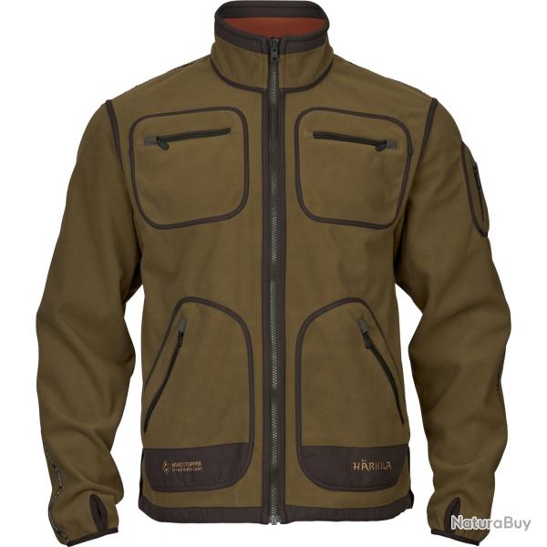 VESTE POLAIRE HARKILA KAMKO DARK OLIVE / ARABIANE SPICE TAILLE L NEUVE