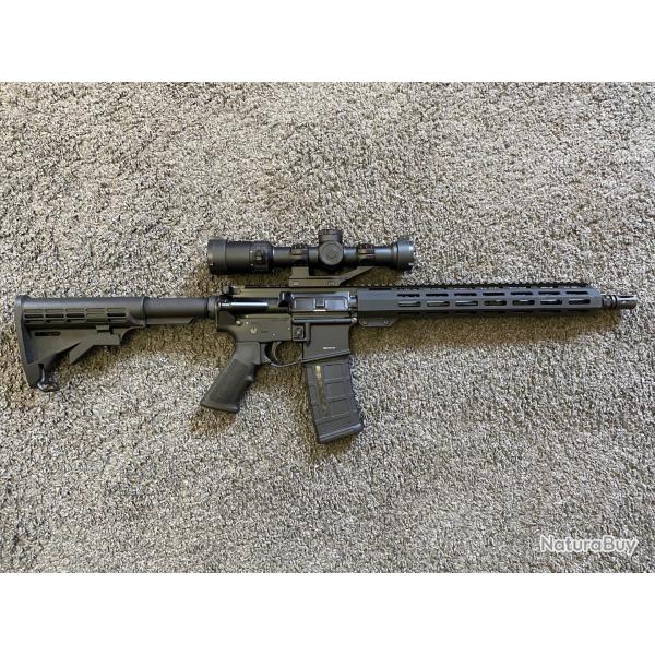 PACK Carabine TAURUS T4 Calibre 223 Rem + Lunette DISCOVERYOPT 1-6x24 + Montage HAWKE