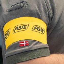 BRASSARD JAUNE "ASG"