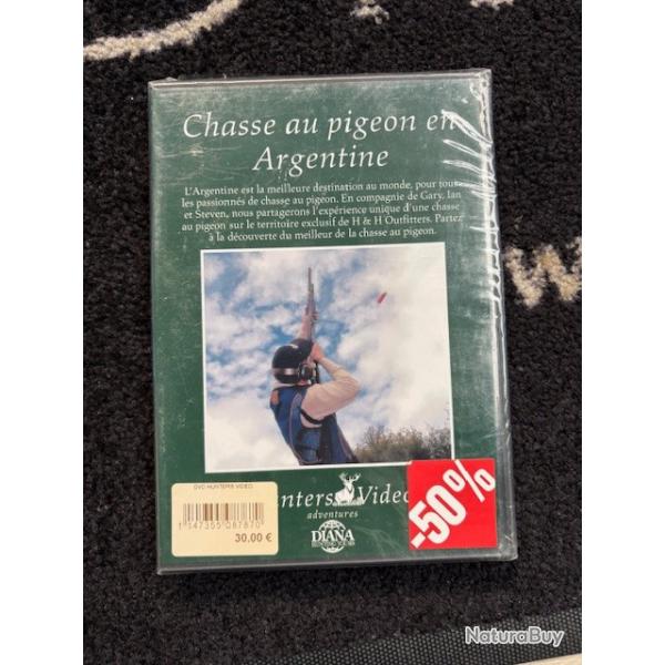 DVD HUNTER VIDEO CHASSE DU COLOMBIDE EN ARGENTINE DESTOCKAGE CHASSE