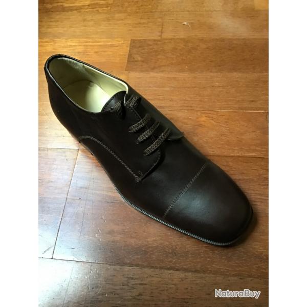 Derby chaussures cuir 42